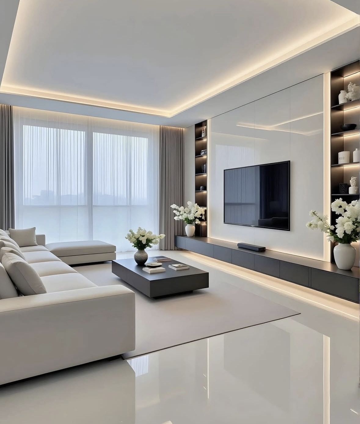 Conceptual reference for a bright living room